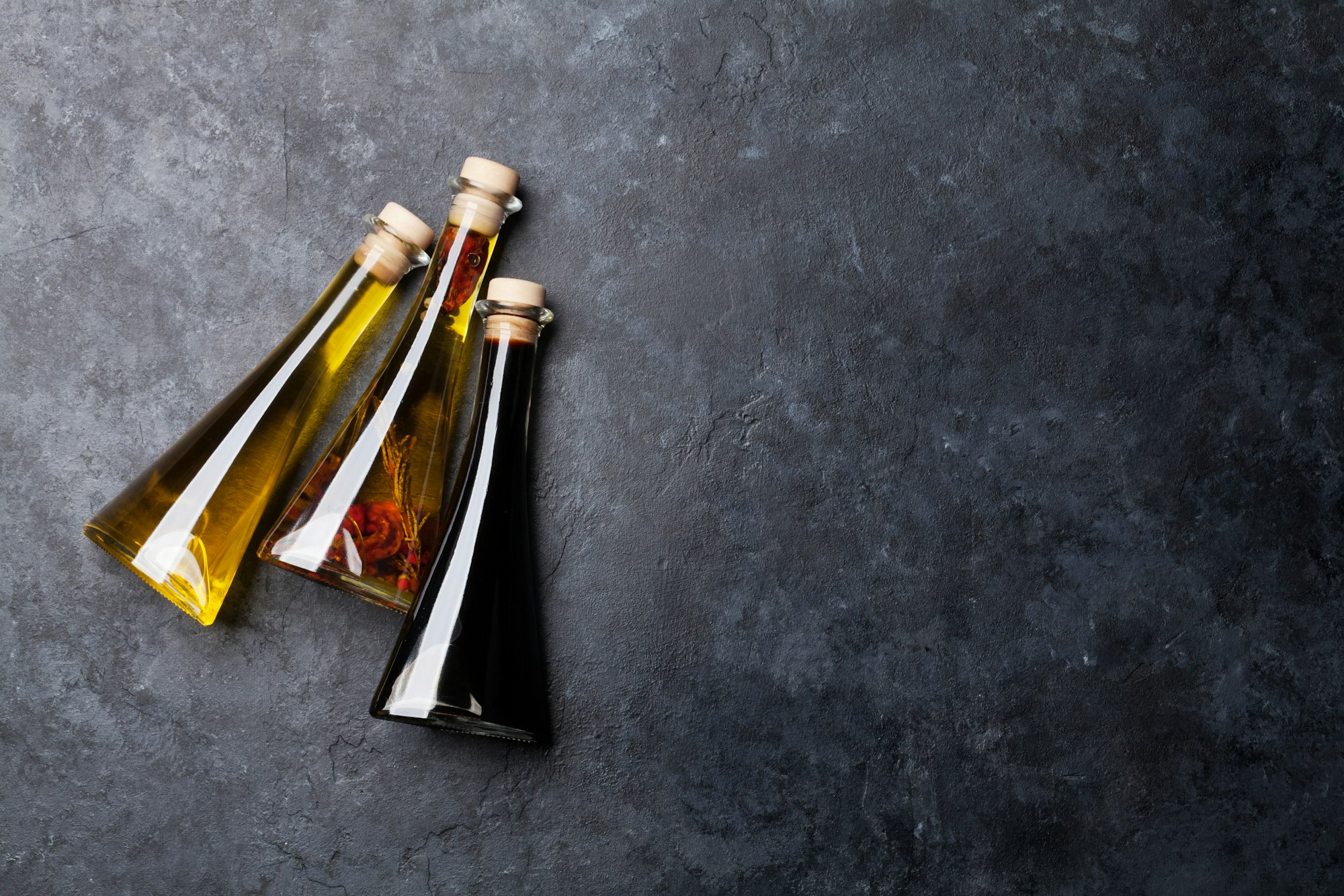 Olive oil and vinegar