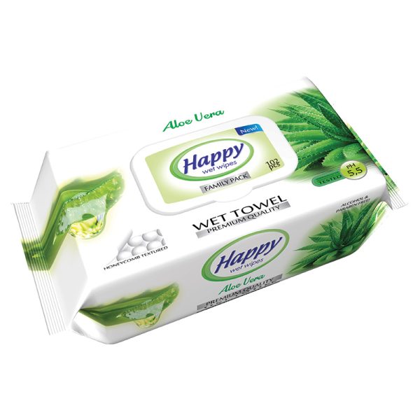 HAPPY Vlažne maramice aloe vera 102/1