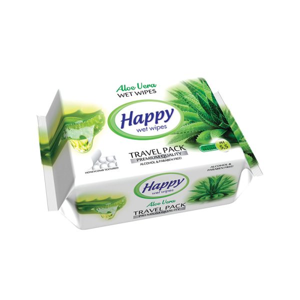 HAPPY Vlažne maramice aloe vera 30/1