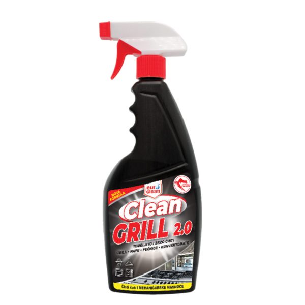 Clean grill 2.0 sredstvo za odmašćivanje i čišćenje pećnica i roštilja,750ml